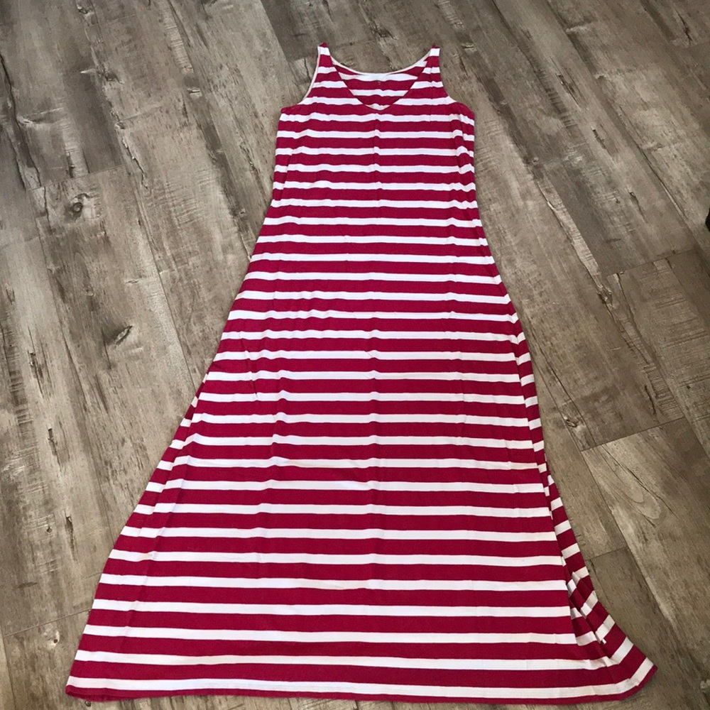 Garnet Hill floor length dress